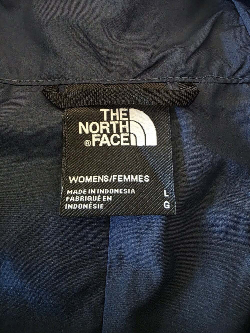 The North Face Keppler Rain Jacket Women L Summit Navy Hooded NWT - Picture 11 of 16